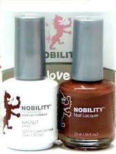 NOBILITY Gel Nail Polish 0.5fl.oz UV/LED Gel Color Duo NBCS170- Walnut