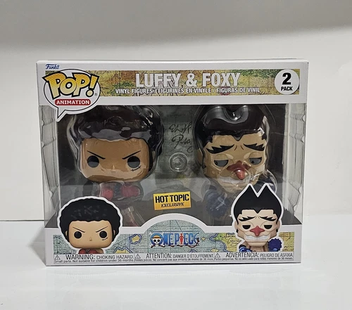 Funko Pop! Vinyl: One Piece - Luffy & Foxy 2-Pack - Hot Topic (Exclusive)