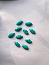  WHOLESALE SYNTHETIC BLUE TURQUOISE CABOCHON MARQUISE SHAPE LOOSE GEMSTONE