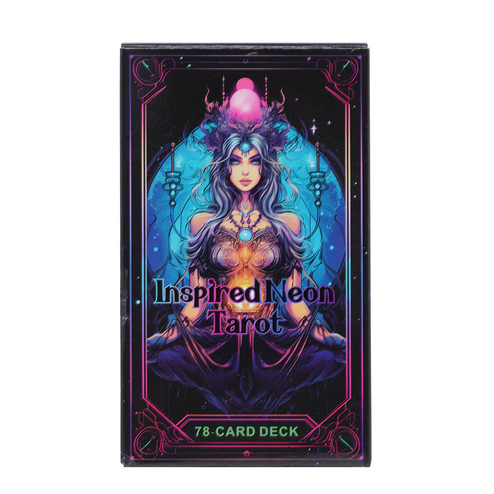 Inspired Neon Tarot 78 Cards Brand New