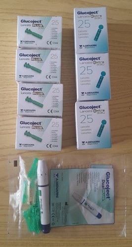 175 lancette pungidito Glucoject Plus Extra 33G Menarini 25x7 scatole