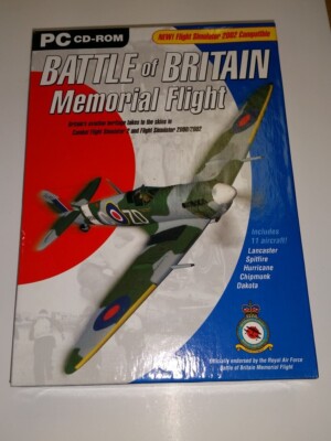 BATTLE OF BRITAIN MEMORIAL FLIGHT UK DVD PC VIDEO COMPUTERSPIEL (PB4) 