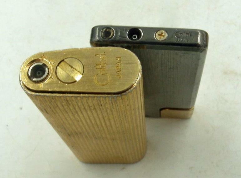 VINTAGE 2 CALIBRI LIGHTERS MADE IN JAPAN Olive Garden Hotel