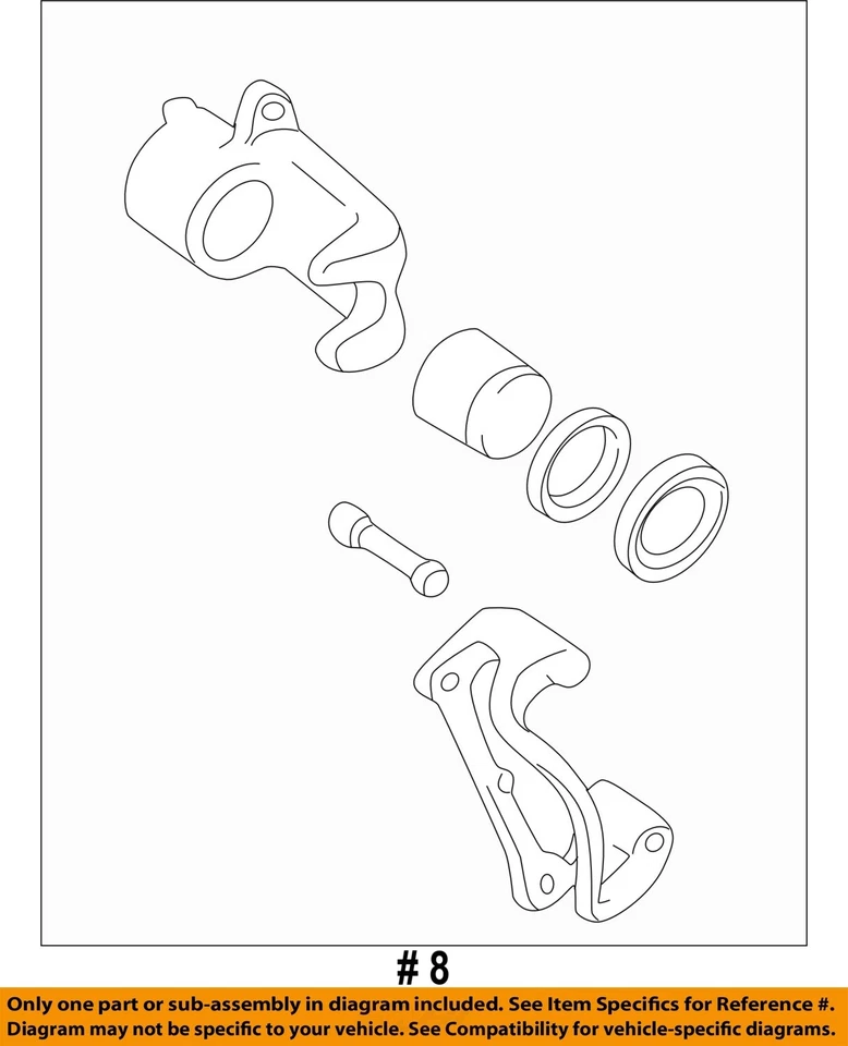 Оригинальный набор из 4 тормозных суппортов с роторами для Mazda Miata Speed 2004 2005 годов выпуска - Изображение 4 из 4