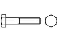 100 X Sechskantschrauben Mit Schaft Din 931 8.8 M 8 X 105, Cab Fastening