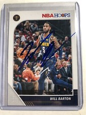 2019 NBA Hoops Will Barton In Person Auto
