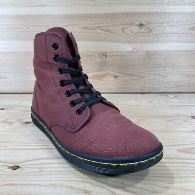 Dr Martens Air Wair Shoreditch Canvas High Top Boots Size