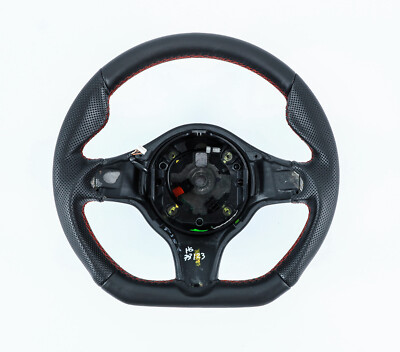 Steering wheel cover with leather for Alfa Romeo Brera Spider manufactured 2010 tuning new leather