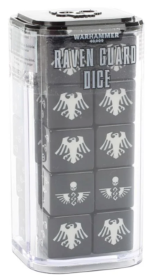 Raven Guard Chapter Dice Space Marines Warhammer 40K Pack 20x 16mm