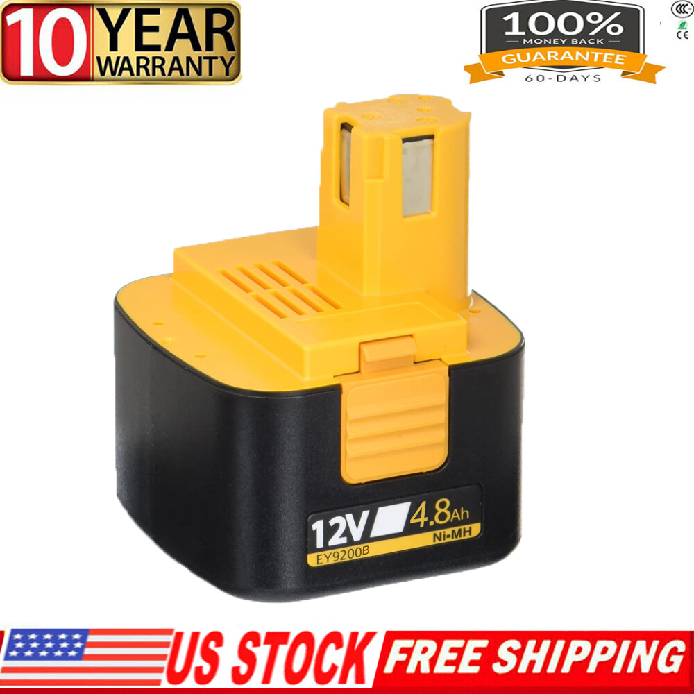 4PACK 12V NiMH Battery for Panasonic EY9200 EY9201 EY6405FQKW