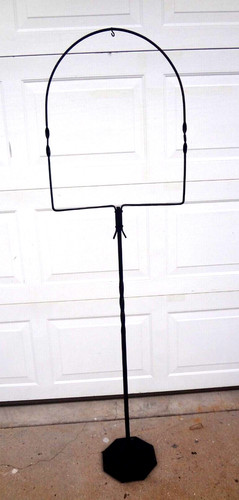Vintage Antique Bird Cage Stand. Heavy Duty/All in one-does not disassemble.