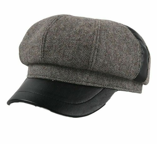 Pesce Coppola Cappelli Lana Vintage Ottagonale Donna Basco Inglese Stili |  eBay