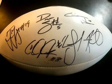 Autographed Football - Calvin Johnson & 5 Other Members of the 2007 NFL Draft