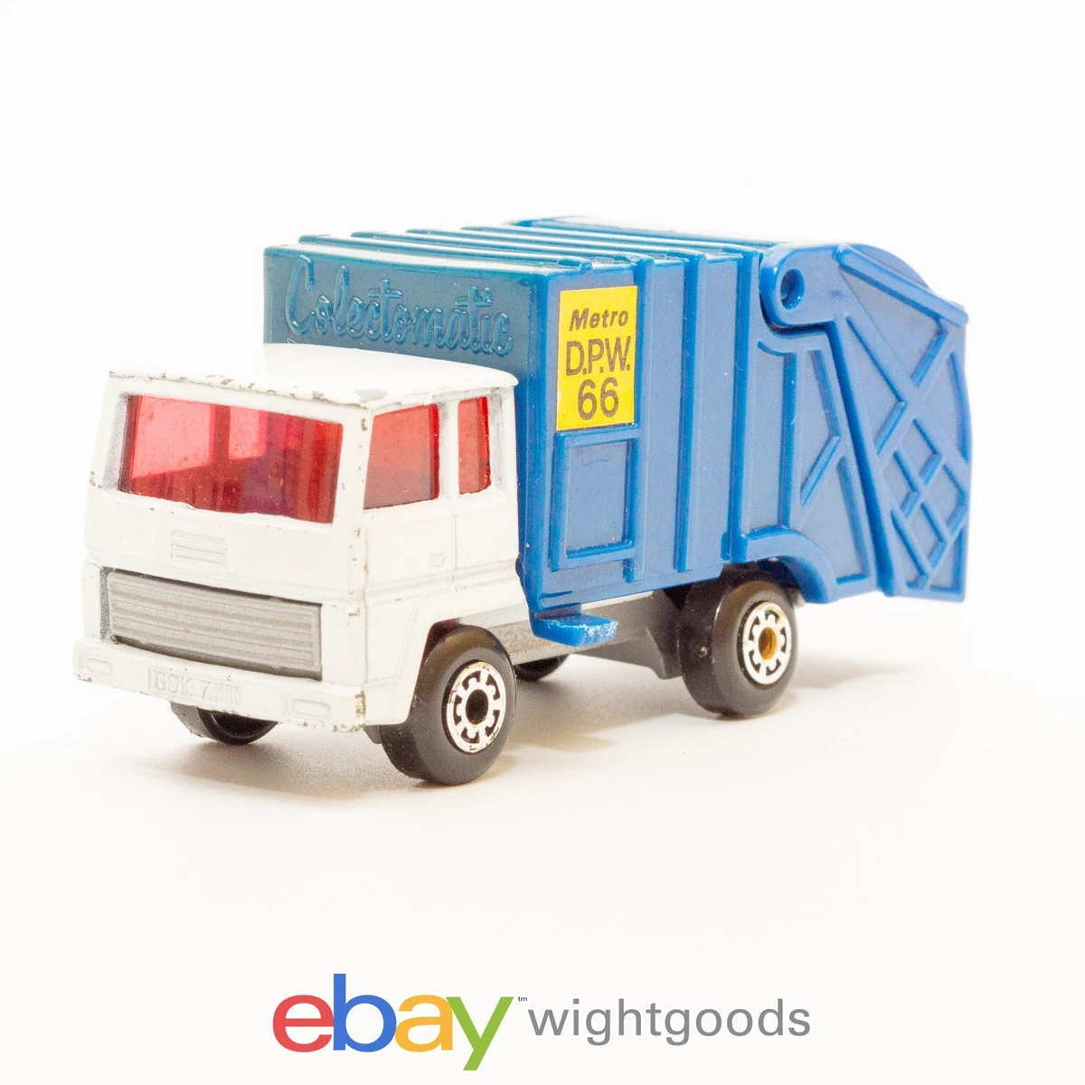 Vintage Metro D.P.W. 66 Refuse Truck 1979 No. 36 Matchbox Toy