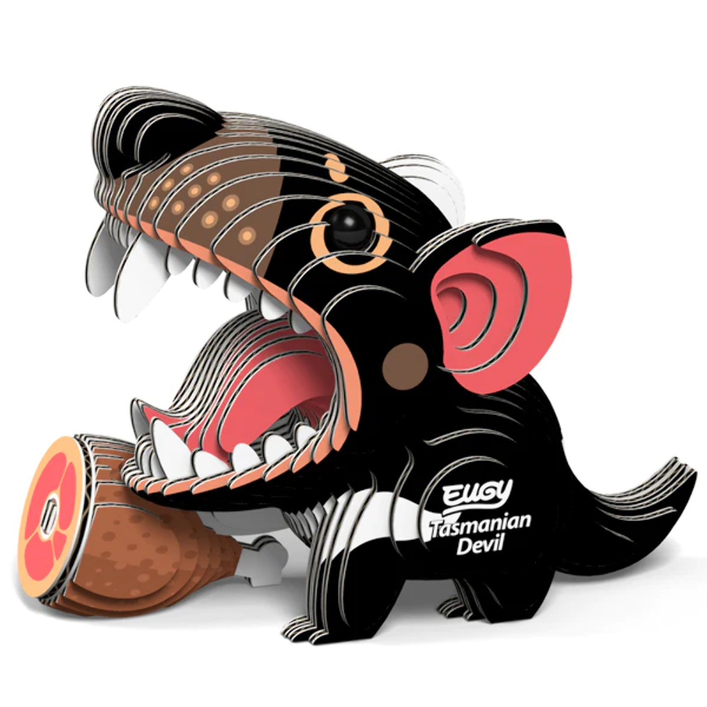 EUGY Tasmanian Devil 3D Model Kit Educational STEM Toy Animal Gift Age 6+