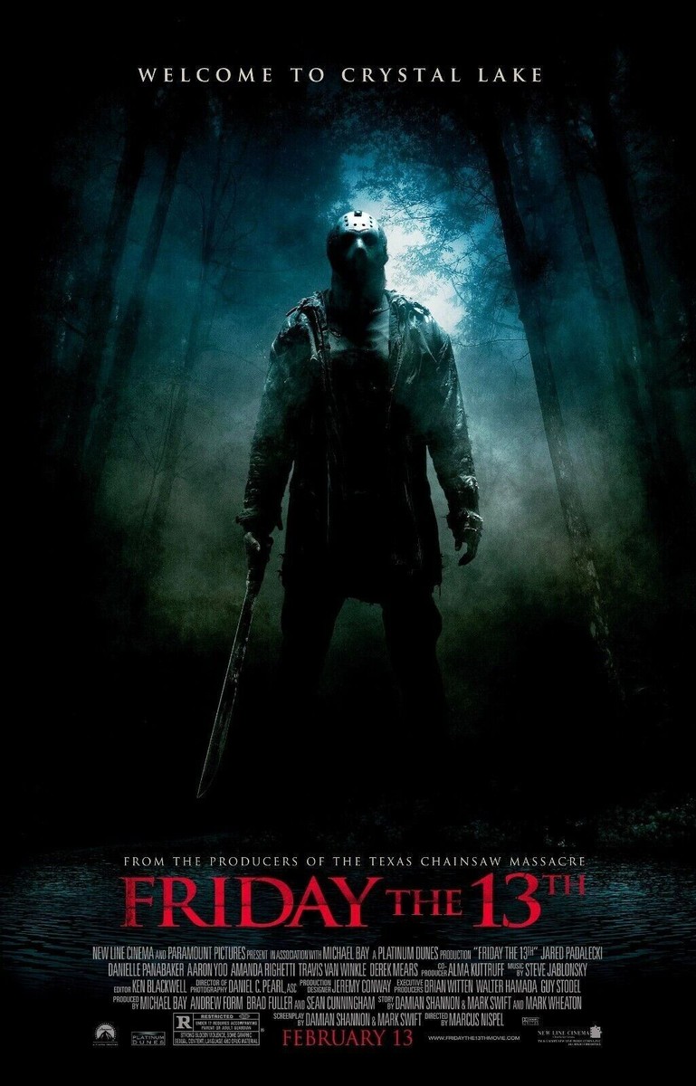 SF・ファンタジー・ホラー FRYDAY THE 13TH 3-D MOVIE POSTER FRIDAY THE 13TH PART III 3D Movie Poster Horror Jason