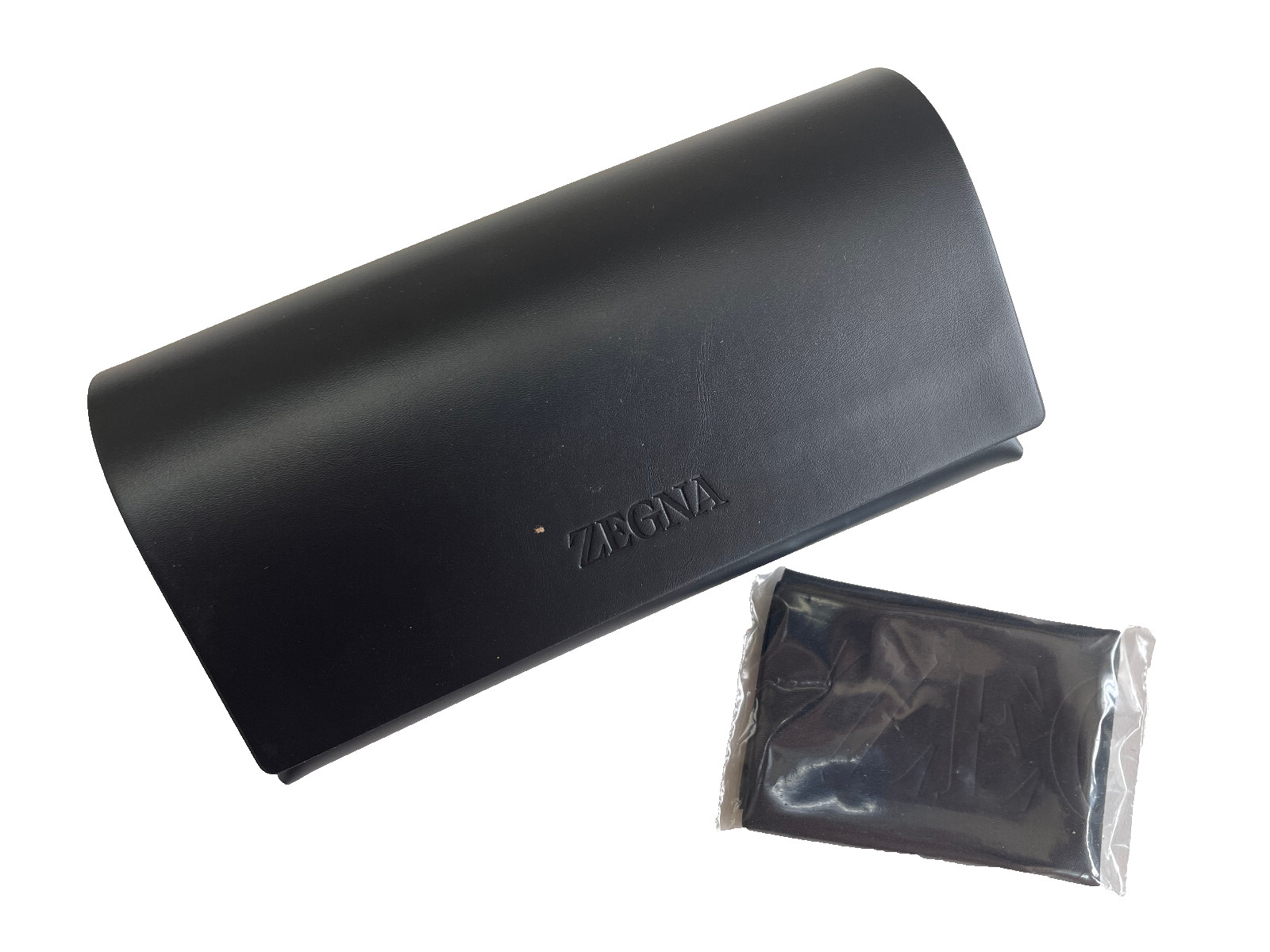 Подлинные солнцезащитные очки ERMENEGILDO ZEGNA из коричневой кожи футляр для очков НОВЫЙ ЧЕРНЫЙ 3790₽