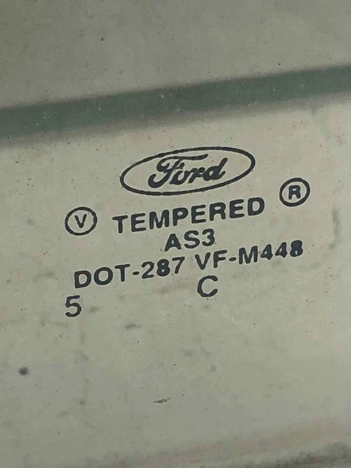 1991 - 1997 FORD EXPLORER Rear Back Vent Glass Window w/ Tint Passenger Right - Image 2 of 4