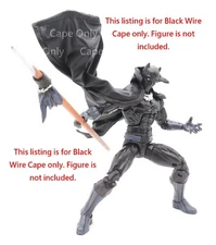 Marvel Legends Classic Black Panther Dedicated Black Wire Cape