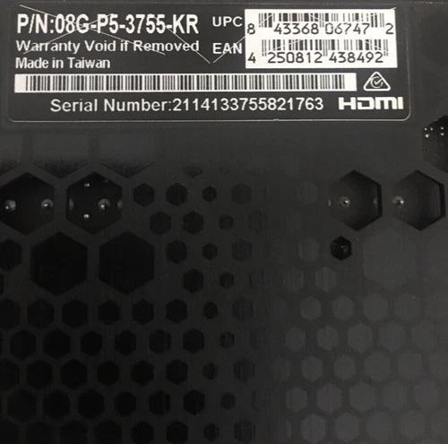 Open Box - EVGA GeForce RTX 3070 XC3 Ultra Gaming Metal Backplate - Picture 2 of 5