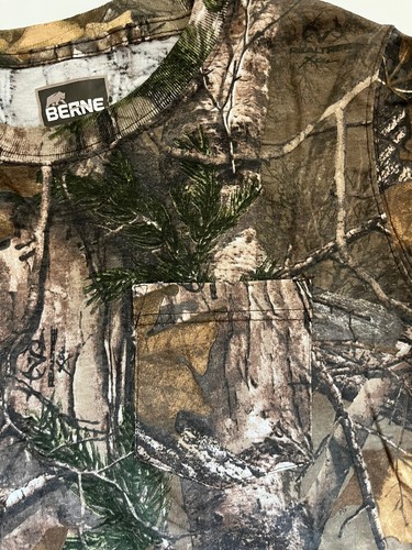 Berne Apparel Long Sleeve Camouflage Shirt Realtree Xtra Camo - Picture 6 of 10