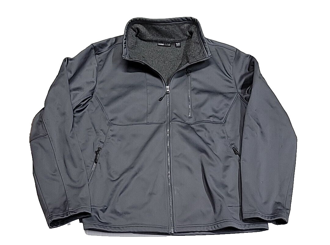 Swiss Tech Fleece Lined Softshell Activewear Gray… - image 2