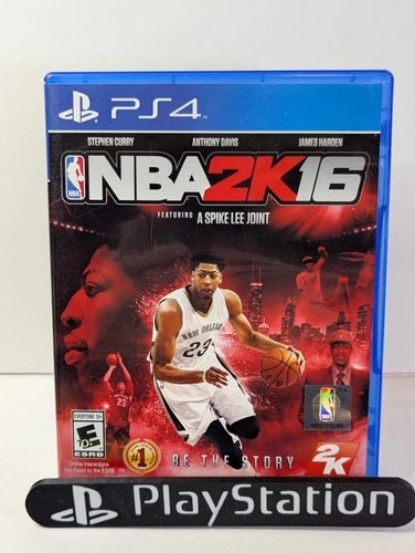 NBA 2K16 Anthony Davis PS4 PlayStation 4 Complete w Inserts/Cards - Working!