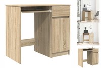 Schreibtisch Sonoma-Eiche 86X49X76 Cm Spanplatte