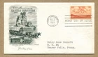 USA 1954-05-31 KANSAS TERRITORIAL CENTENNIAL Sc#1061  3¢ FDC