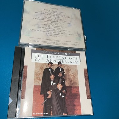 THE TEMPTATIONS   25th Anniversary ~ Volume One & Two MOTOWN NO BARCODE