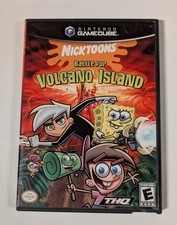 Nicktoons: Battle for Volcano Island for Nintendo GameCube, Clean, Tested, Works
