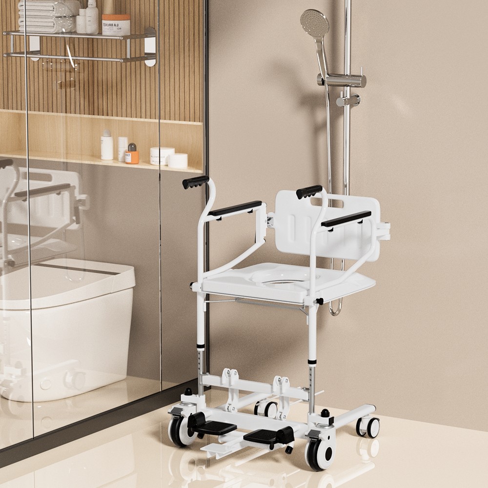 Patient Chair Transferred Lift Wheelchair Removable Split Type 250 lb`