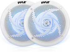 Marine Speakers - 4 Inch 2 Way Waterproof and Weather Resistant Outdoor Audio St