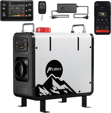 8KW Diesel Air Heater 12V, Portable Diesel Heater with App Control, 10-Temperatu