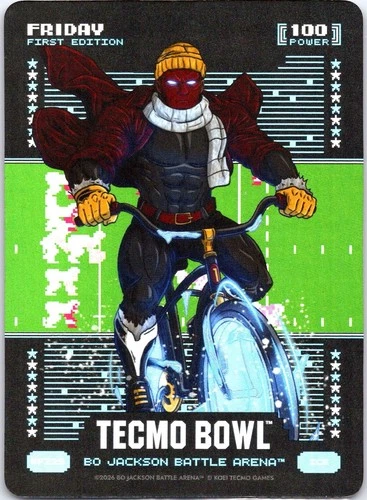 Bo Jackson Battle Arena Tecmo Bowl Friday 1st Edition Ice Foil Deebo Samuel