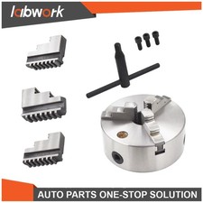 Labwork K11-160 Lathe Chuck 6" Metal Lathe Chuck Self-Centering 3-Jaw