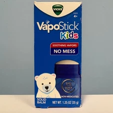 Vicks VapoStick Kids Soothing Vapors Balm 1.25oz (35g)