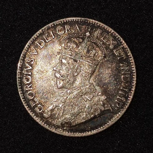 1931 Canada 25 Cents Low Mintage Nice AU Original Crusty Patina