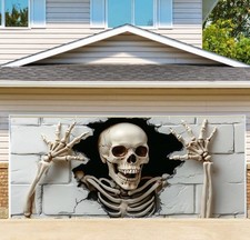 6 X 13 Ft Halloween Garage Door Decorations Halloween Decorations Witch Door Cov