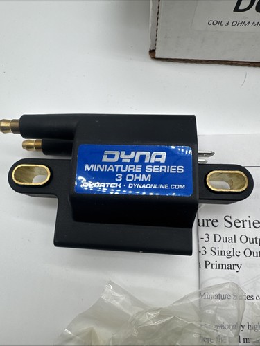 Dynatek Ignition Black Coil 3 ohm Dual Output DC1-3 Mini Coil Miniature DC1-3 - Foto 2 di 7