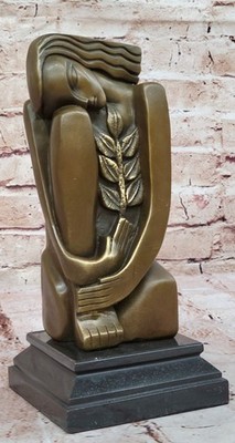 SALVADOR DALI CONTEMPORARY ART TRIBUTE BRONZE STATUE / SCULPTURE MARBLE FIGURINE