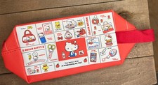 Hello Kitty Travel Cosmetic Bag - Large Capacity Makeup Pouch with Zipper