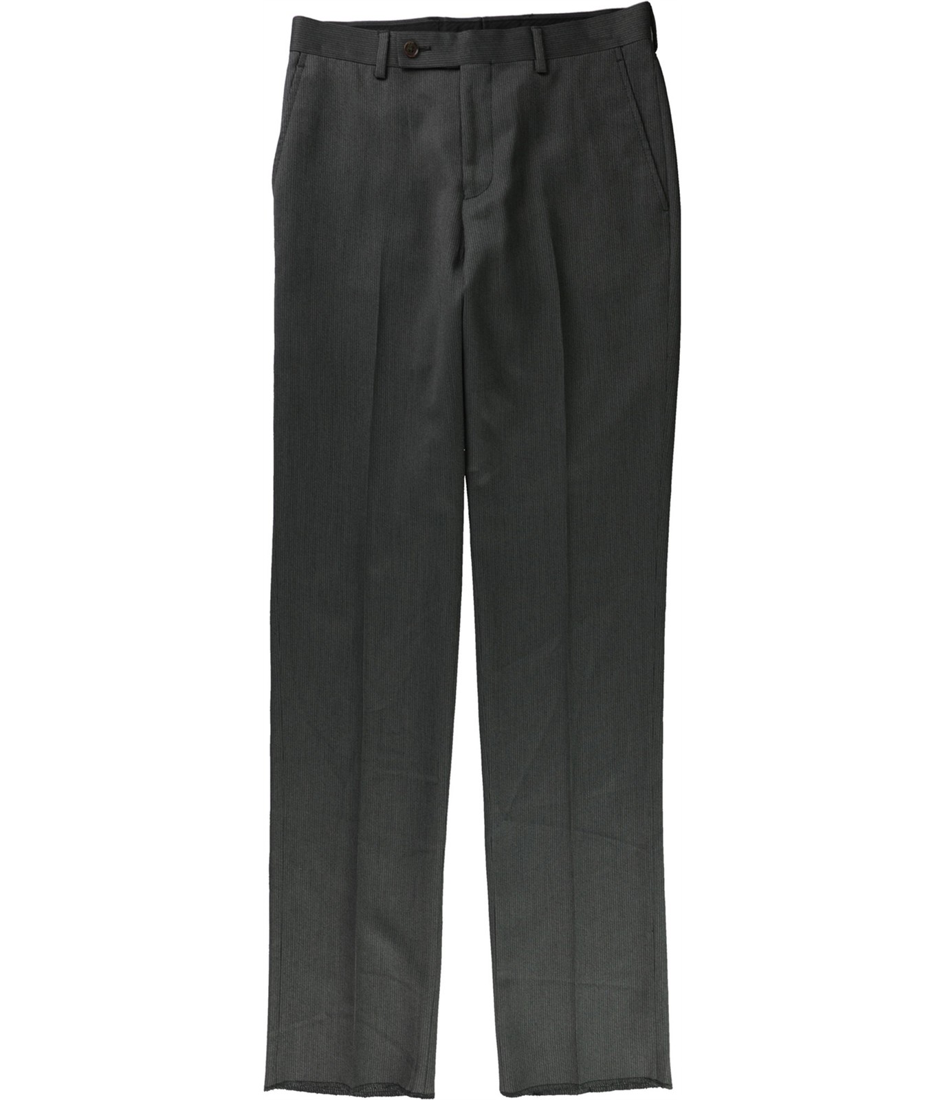Andrew Fezza Mens Patterned Dress Pants Slacks, Grey, 29W x UnfinishedL
