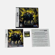 Aliens Infestation (Nintendo DS, 2009 SEGA) Complete CIB Tested Authentic NM+