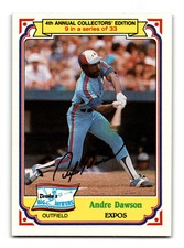 Andre Dawson 1984 Topps Drake's Big Hitters #9 Montreal Expos NM-MINT