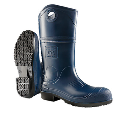 Dunlop DuraPro Knee Boots Plain Toe Blue/Black