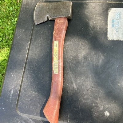 VTG AX Barco 1 1/2lb Light Duty Scout Axe Nail remover Made U.S.A. Red Handle