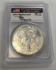 2013 Silver Eagle, First Strike, PCGS MS70-John M. Mercanti