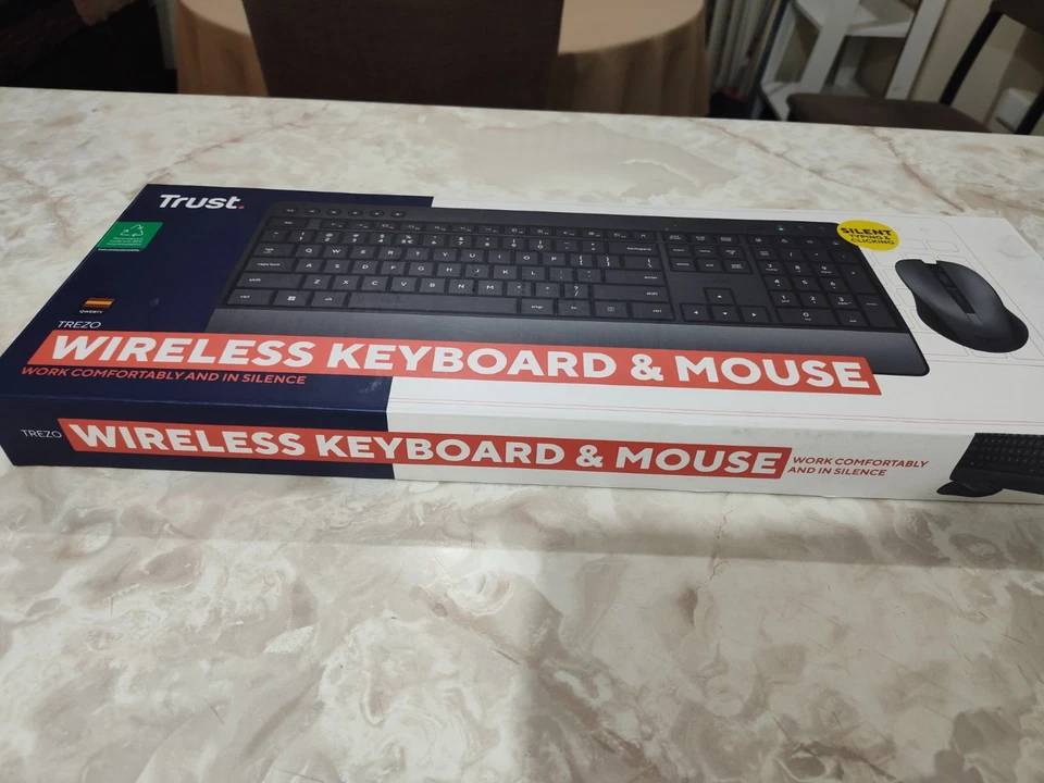*NEW! Open box Trust Trezo Wireless Keyboard & Mouse Combo - Batteries included - Image 2 of 4