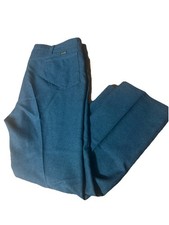 Wrangler Work Pants Mens 42x30 Green Straight Leg Durable Workwear Made In Usa